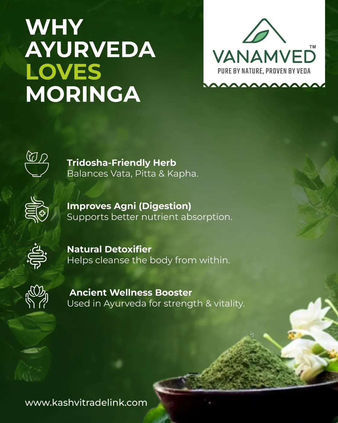 Why Ayurveda loves Moringa - VANAMVED